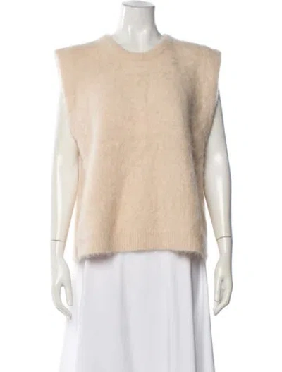 Pre-owned R13 Alpaca Crew Neck Sweater In Neutral