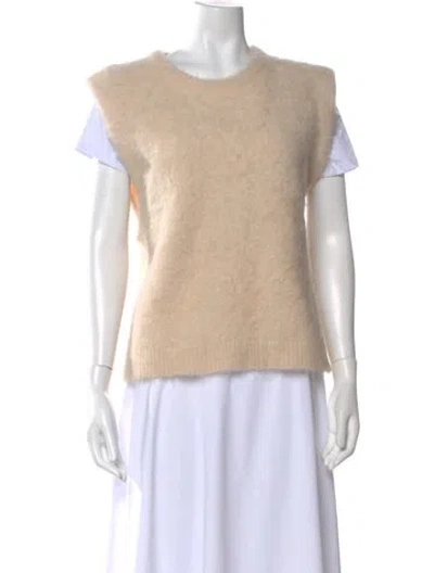 Pre-owned R13 Alpaca Crew Neck Sweater In Neutral