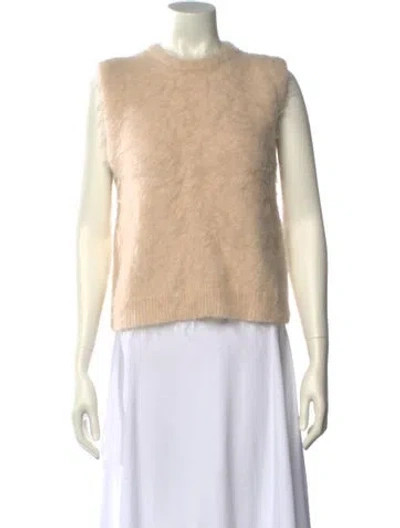 Pre-owned R13 Alpaca Crew Neck Sweater In Neutral