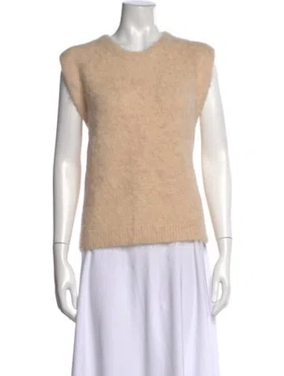 Pre-owned R13 Alpaca Crew Neck Sweater In Neutrals