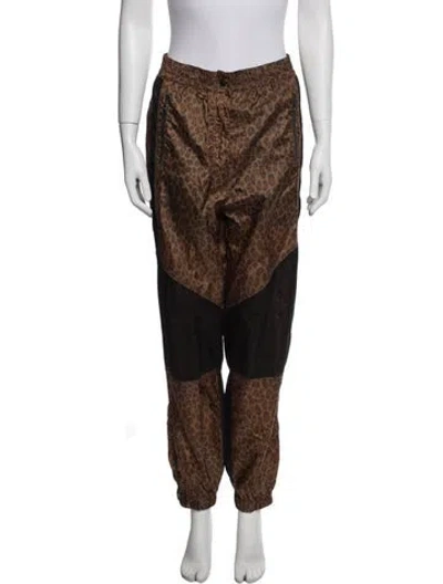 Pre-owned R13 Animal Print Skinny Leg Pants W/ Tags In Brown