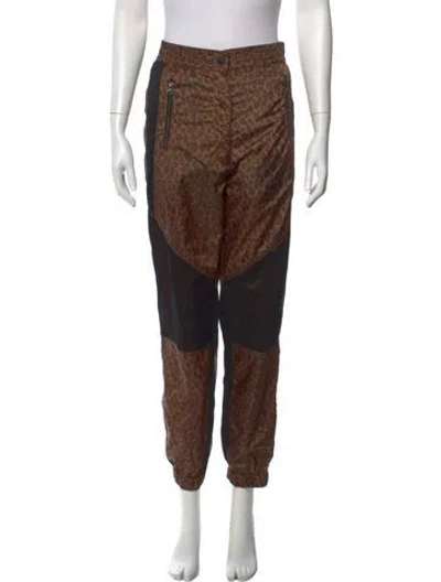 Pre-owned R13 Animal Print Straight Leg Pants In Brown