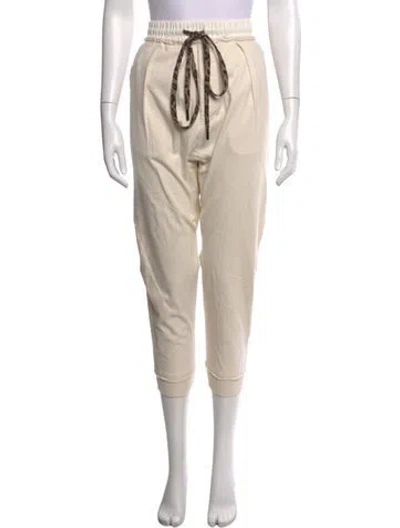 Pre-owned R13 Animal Print Straight Leg Pants In Neutrals