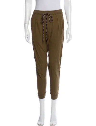 Pre-owned R13 Animal Print Sweatpants In Green