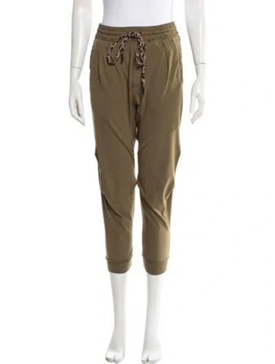 Pre-owned R13 Animal Print Sweatpants In Green