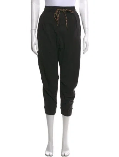 Pre-owned R13 Animal Print Wide Leg Pants In Black