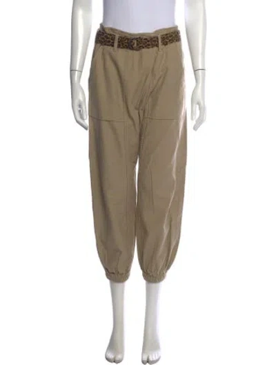 Pre-owned R13 Animal Print Wide Leg Pants In Neutrals
