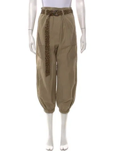 Pre-owned R13 Animal Print Wide Leg Pants In Neutrals