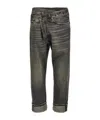 R13 Asymmetrical Jeans In Black