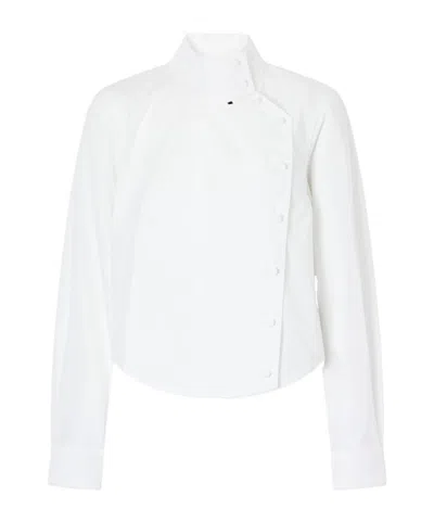 R13 Asymmetrical Shirt In Multi