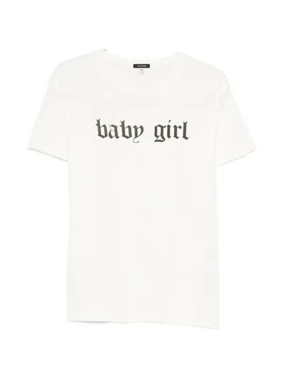 R13 Baby Girl Boy T Logo-print T-shirt In Animal Print