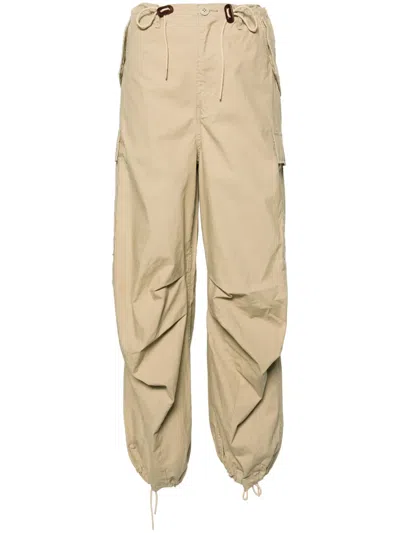 R13 Balloon Army Pants In Green