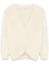 R13 Balloon Cardigan In Weiss
