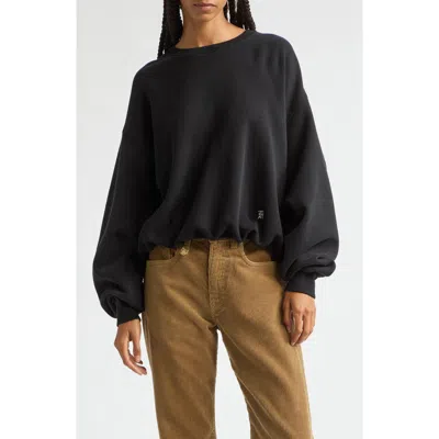 R13 Balloon Crewneck Sweatshirt In Animal Print