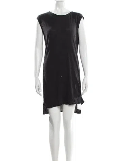 Pre-owned R13 Bateau Neckline Mini Dress In Gray