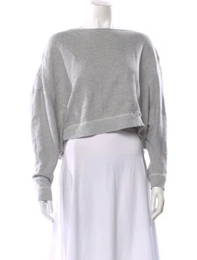 Pre-owned R13 Bateau Neckline Sweater In Gray