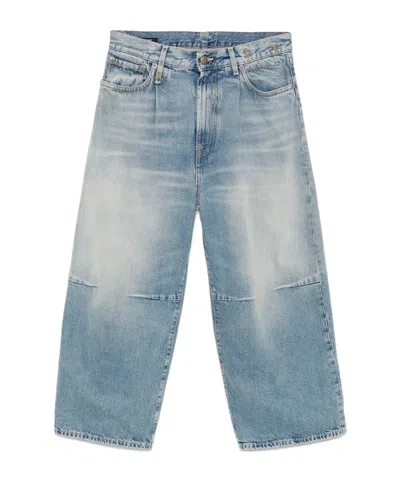 R13 BELT LOOP DENIM TROUSERS