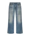R13 Wide-leg Distressed Jeans