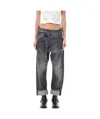R13 Cross Over Jeans In Black