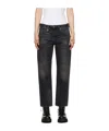 R13 Belt-loop Jeans In Black
