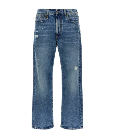 R13 Belt-loop Jeans In Blue