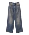 R13 Belt Loop Jeans In Blue