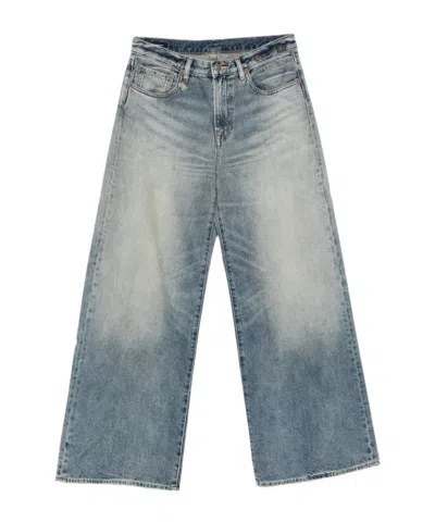 R13 Belt Loop Jeans In Blue