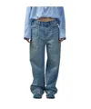 R13 High-rise Straight-leg Jeans In Blue