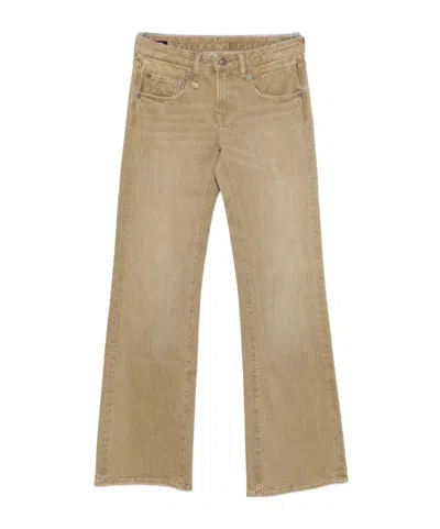 R13 Belt Loop Jeans In Brown