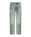 R13 Logo-appliqué Straight Jeans In Gray