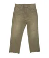 R13 Belt-loop Jeans In Green