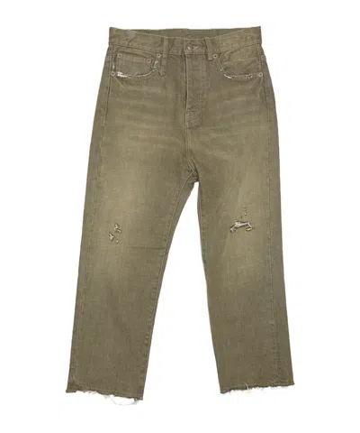R13 Belt-loop Jeans In Green
