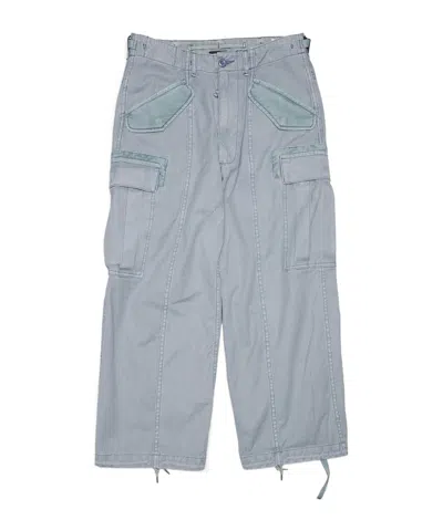 R13 Belt-loop Overalls In Gray