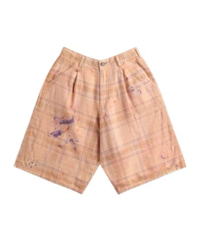 R13 Belt Loop Shorts In Brown