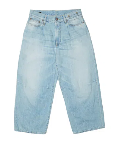 R13 Belt Ring Jeans In Blue
