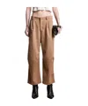 R13 Belt Ring Wool Casual Pants In Multicolor