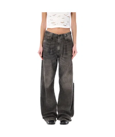 R13 BELT-STRAP JEANS