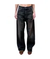 R13 Belt-loop Jeans In Black