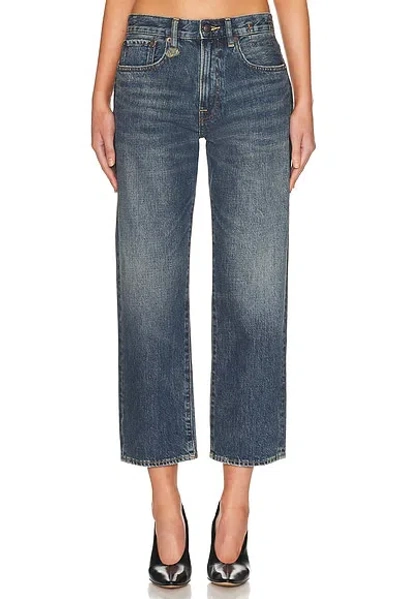 R13 Baggy Leg Jeans In Blue