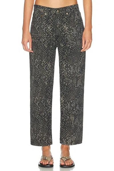 R13 Bf Straight Leg Pant In Black