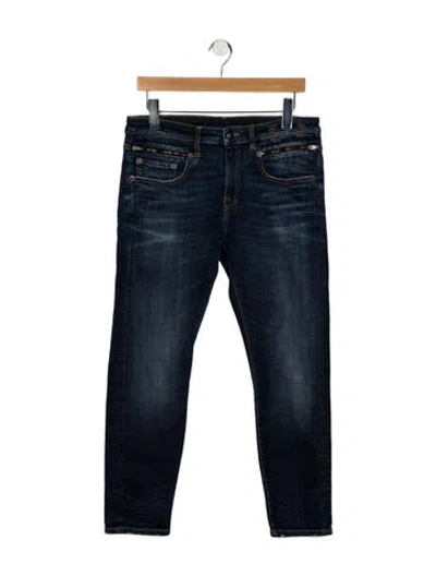 Pre-owned R13 Biker Boy Skinny Leg Jeans In Blue
