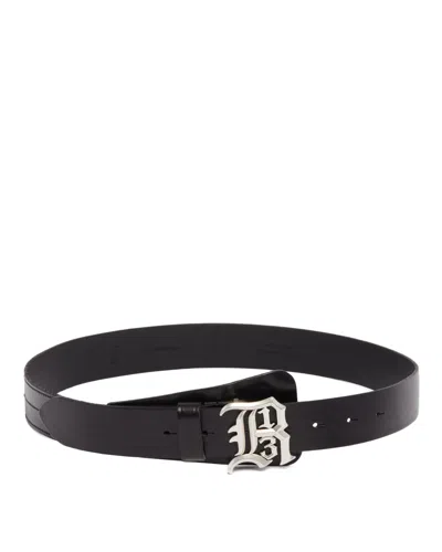 R13 Black Logo Belt