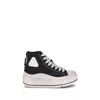 R13 Black Polyethylene High Top Sneakers In Black