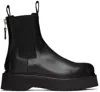 R13 Platform Chelsea Ankle Boot In Black