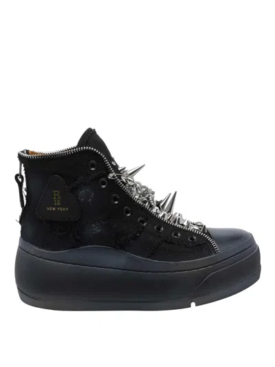 R13 Black Sneakers In Multi