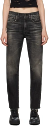 R13 Boyfriend Jeans In Abbey Black