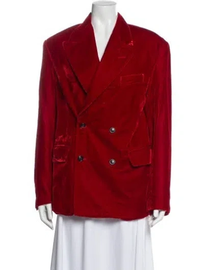 Pre-owned R13 Blazer In Red