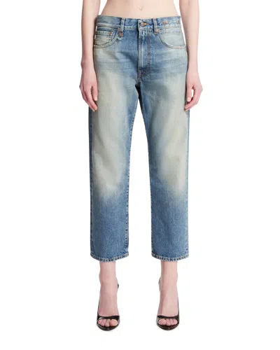 R13 Blue Boyfriend Jeans