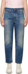 R13 BLUE BOYFRIEND JEANS