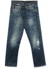 R13 Crossover Jeans In Blau